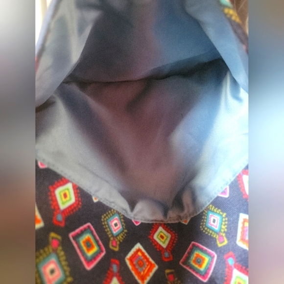 Vera Bradley Colorful Travel Ready Patterned Mini Medallion Crossbody Bag - Picture 7 of 9